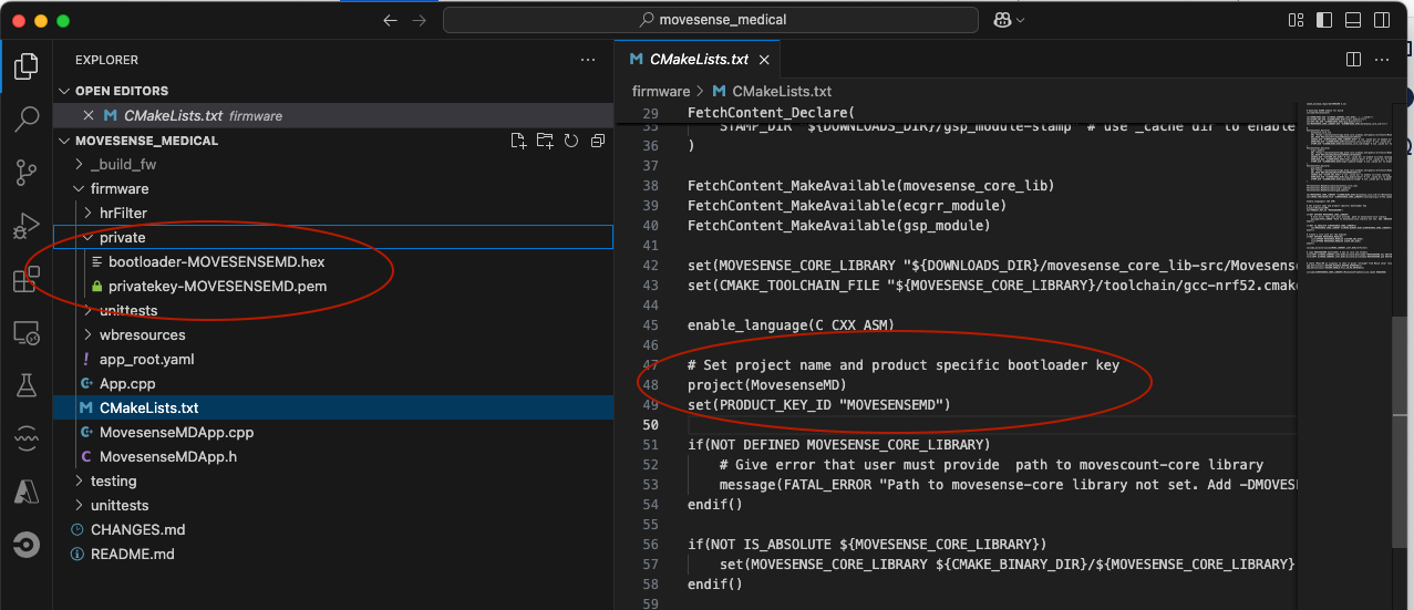 per-product bootloader files